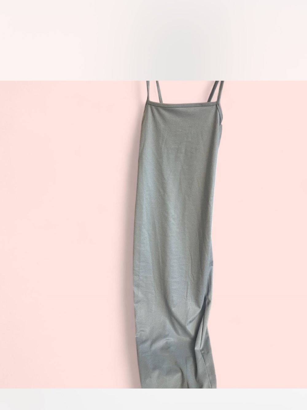 PrettyLittleThing Women's Light Blue Full Slip Dress Regular Size Slip